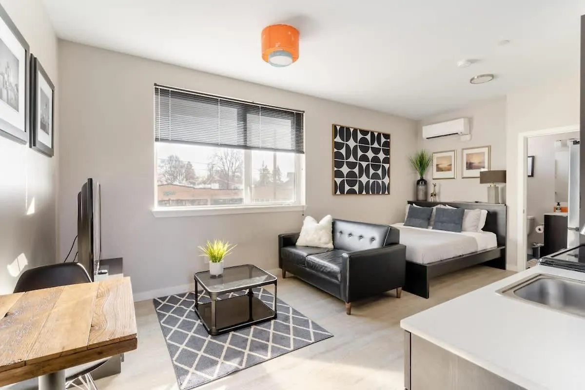 Apartment Modern Portland Studio - Food Carts & Local Shops United States